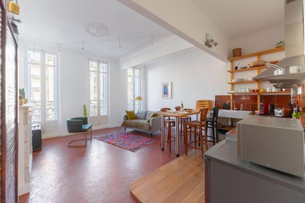 Superbe Appart, Central, Petit Balcon & Vue Place 마르세유 외부 사진