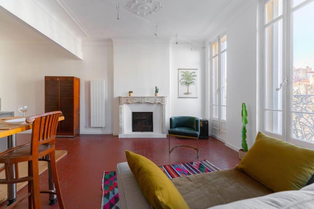 Superbe Appart, Central, Petit Balcon & Vue Place 마르세유 외부 사진